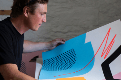 Protected: Interview with Shane O’Driscoll: “I was eager to get into printmaking as soon as I could; the direct handmade connection in making art prints ignited a new energy in me.”